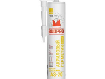 герметик акриловый AS-20 белый 240 гр BUDRO