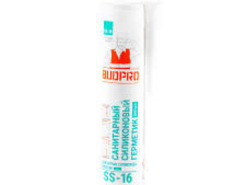 герметик санитарный силиконовый SS-16  240 гр BUDRO