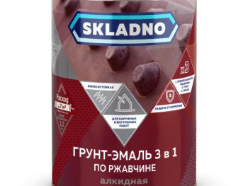 Грунт-эмаль 3в1 по ржавчине 0,8 л.  Престиж