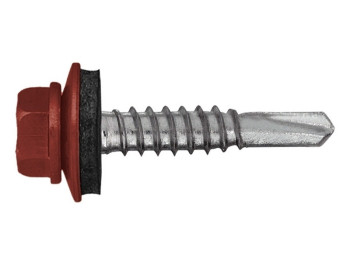 саморез кровельный красное вино 4,8х29   уп. 200шт